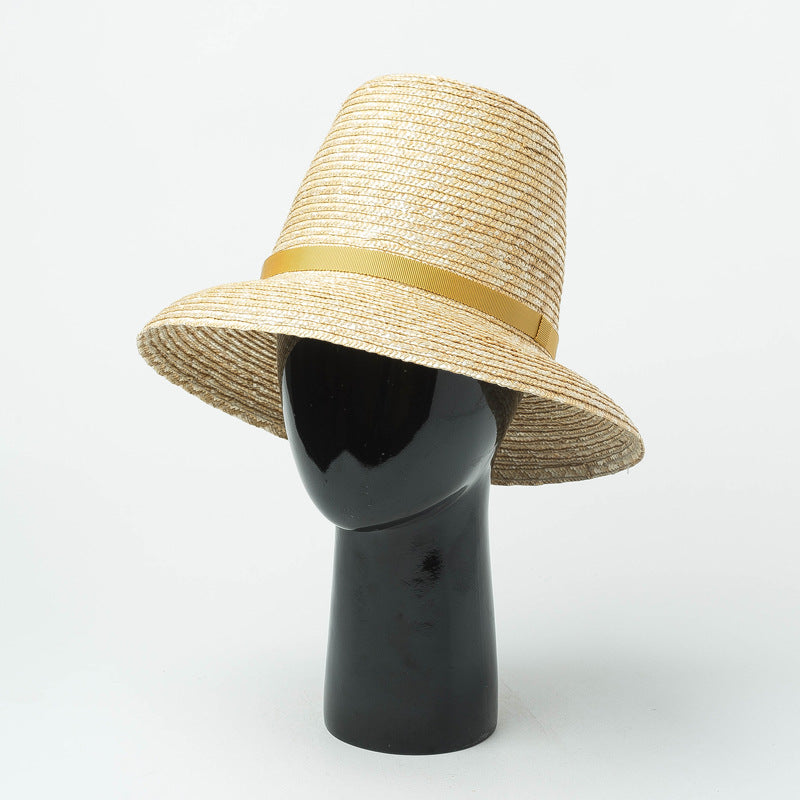 European And American New Retro Multicolor Ribbon Decorative Hat