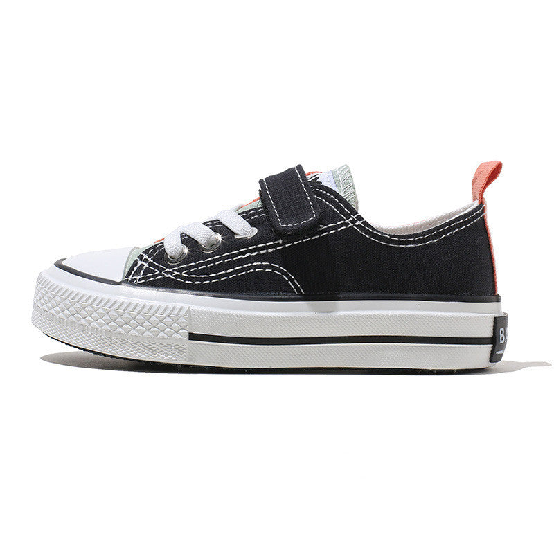 Children's Canvas Shoes, Girls' Casual Shoes, Color Matching And Breathable