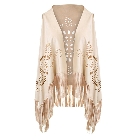 Variety Of Fashion Vest Europe And The United States Korean Style Hollow Shawl