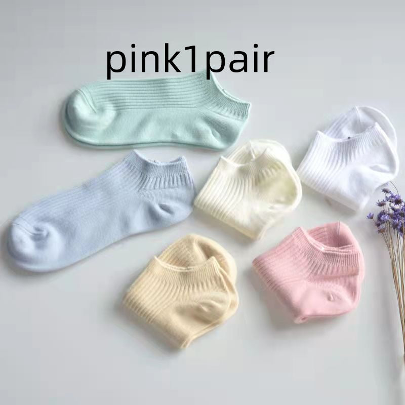 Women's Low-cut Athletic Socks Sweat-absorbent Short Waist Female Cotton Socks