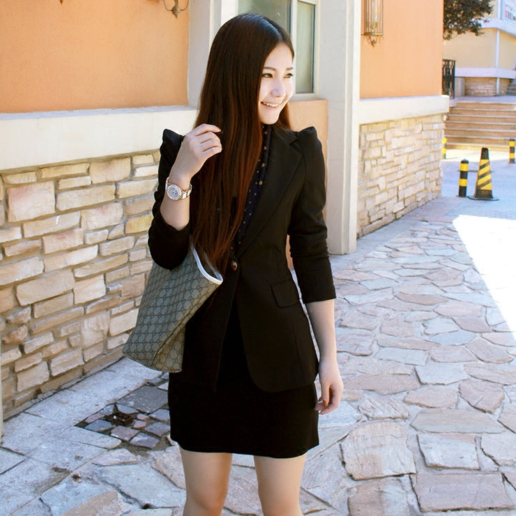 Women's Mid-length Slimming Shrug Coat