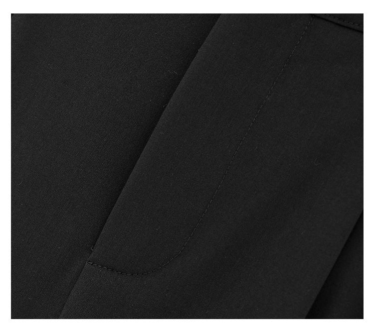 Design Mop Draping Effect Wide-leg Pants