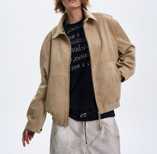 A Vintage Suede Jacket Perfectly Embodies The Old Money Vibe