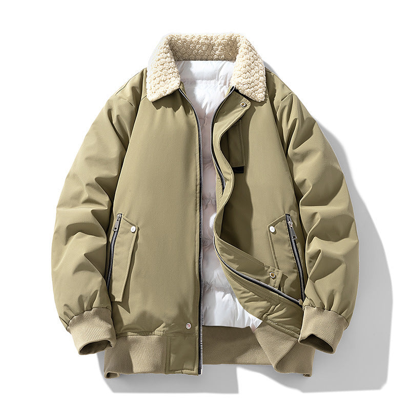 Hooded Thickened Thermal Men's Coat