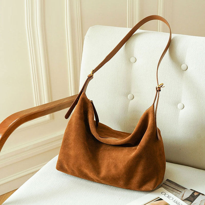 Premium Leather Commuter ShoulderCrossbody Bag