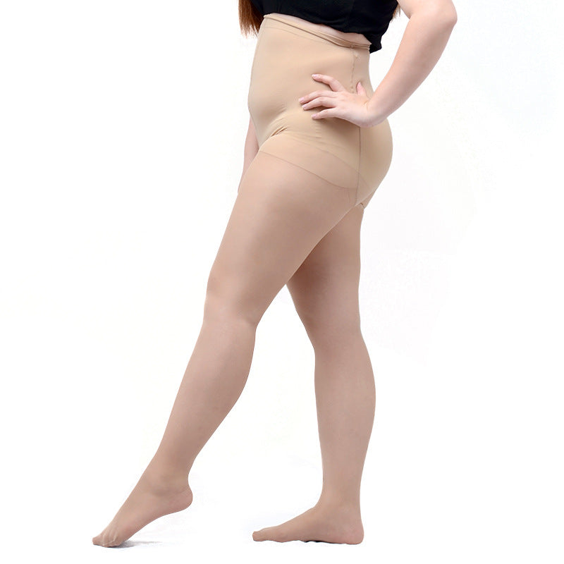 Ultra-thin Plus Fertilizer Plus Size Base All-in-one Stockings