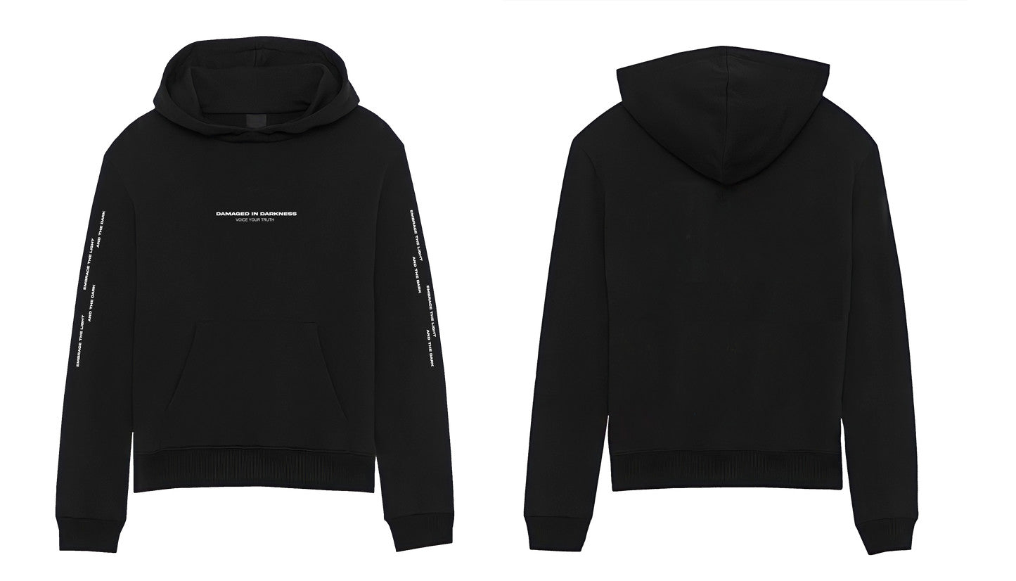 Ny Polyester Hoodie Løs Ensfarvet Sweatshirt
