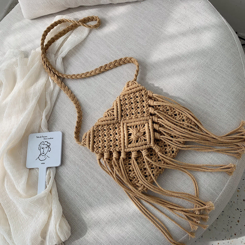 One Shoulder Diagonal Cross Bag Seaside Vacation