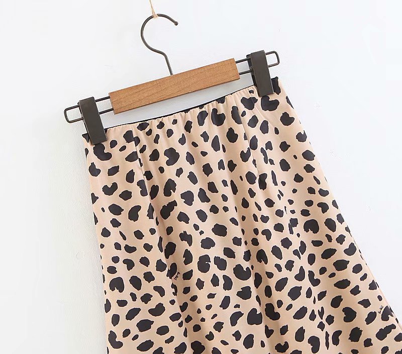 Womens Leopard Print Skirt