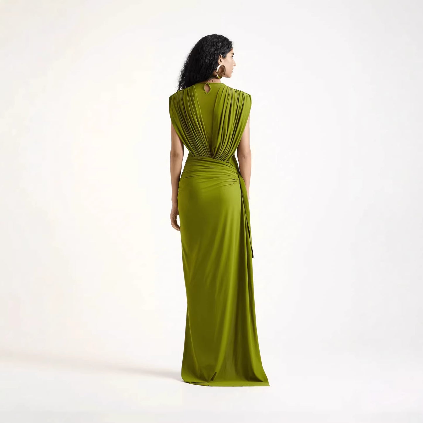 Women's Sexy Slim-fit Sleeveless High-slit Dress