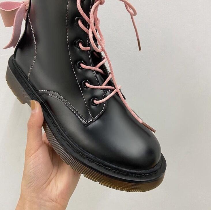 Fashion Women's Platform Bow Martin Boots