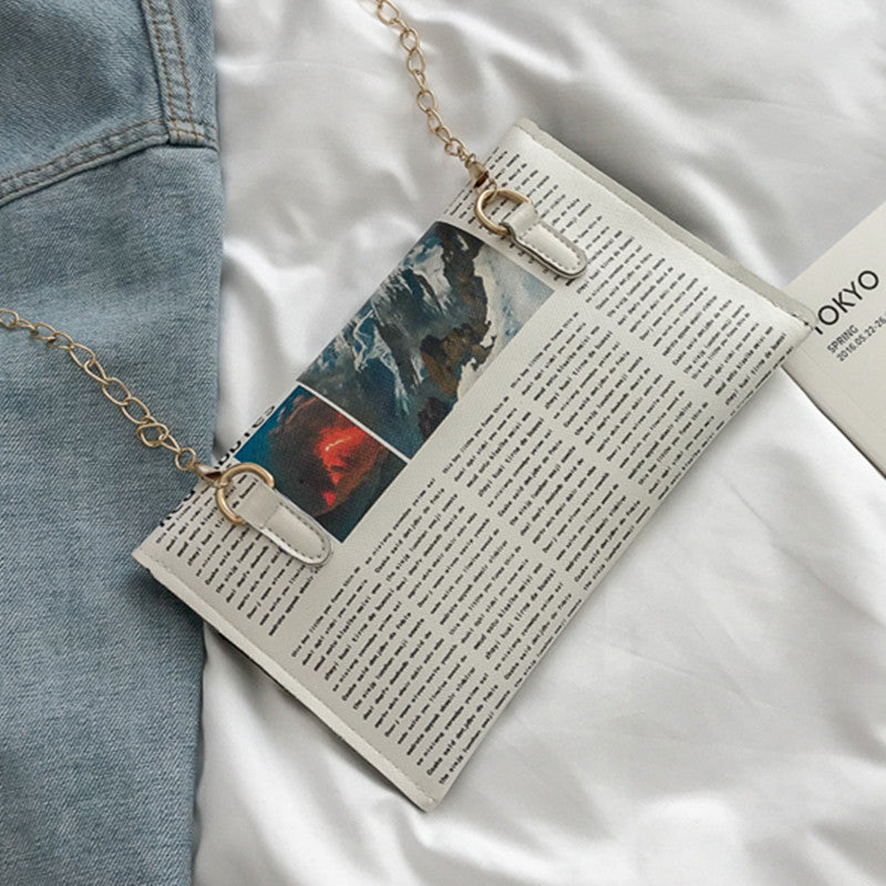 Personalized Inkjet Printing Crossbody Shoulder Envelope Bag