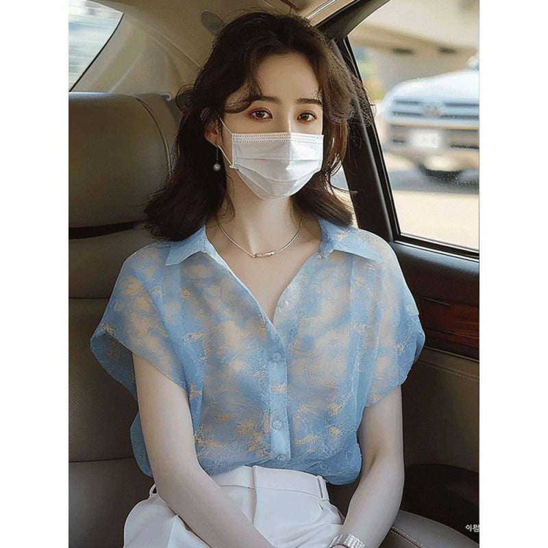 Women's Printed Short Sleeve Shirt