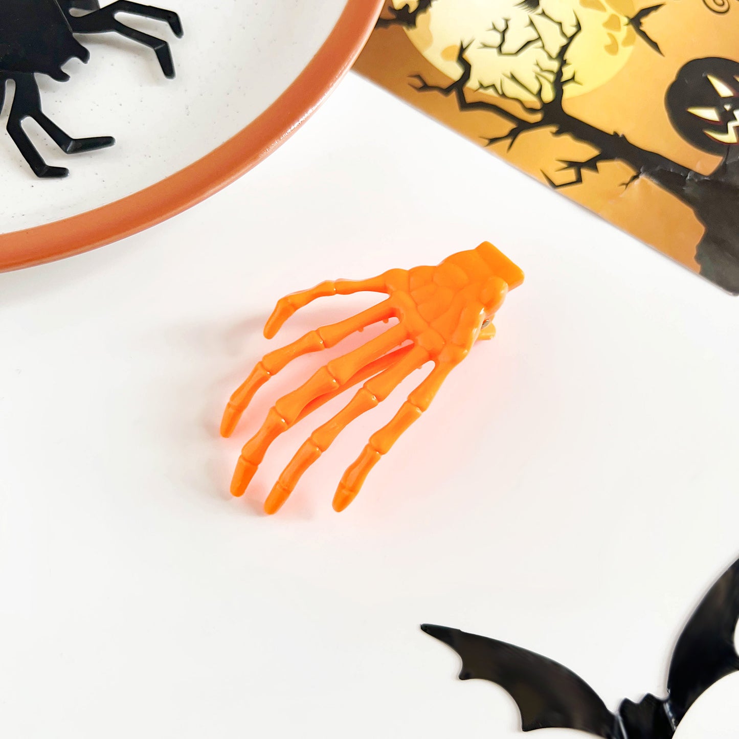 Halloween Skull Harajuku Hand Bone Hair Clip
