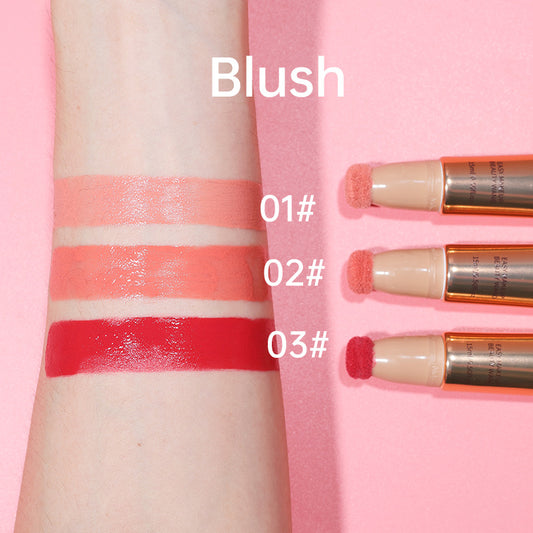 Makeup Highlight Repair Brightening Thin And Glittering Liquid Blush Stick