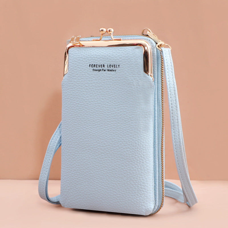 Korean Style Pull Crossbody Bag Chain Vertical Ladies Bag