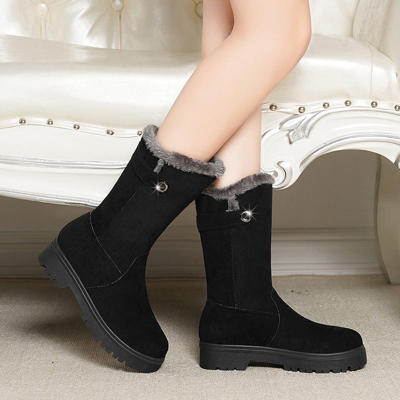Short Boots Plus Velvet Thick Warm Boots