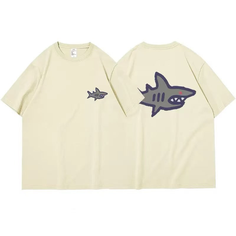 Loose-fitting Retro Niche-style Top In A Classic American Cotton Design