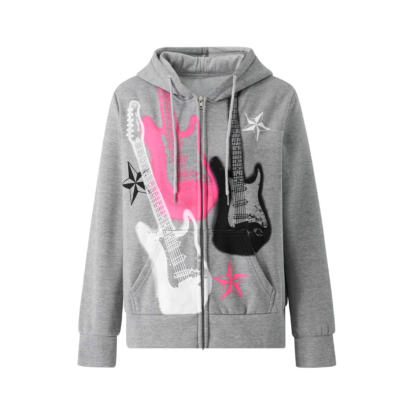 Elektrisk Guitar-hoodie i europæisk og amerikansk stil