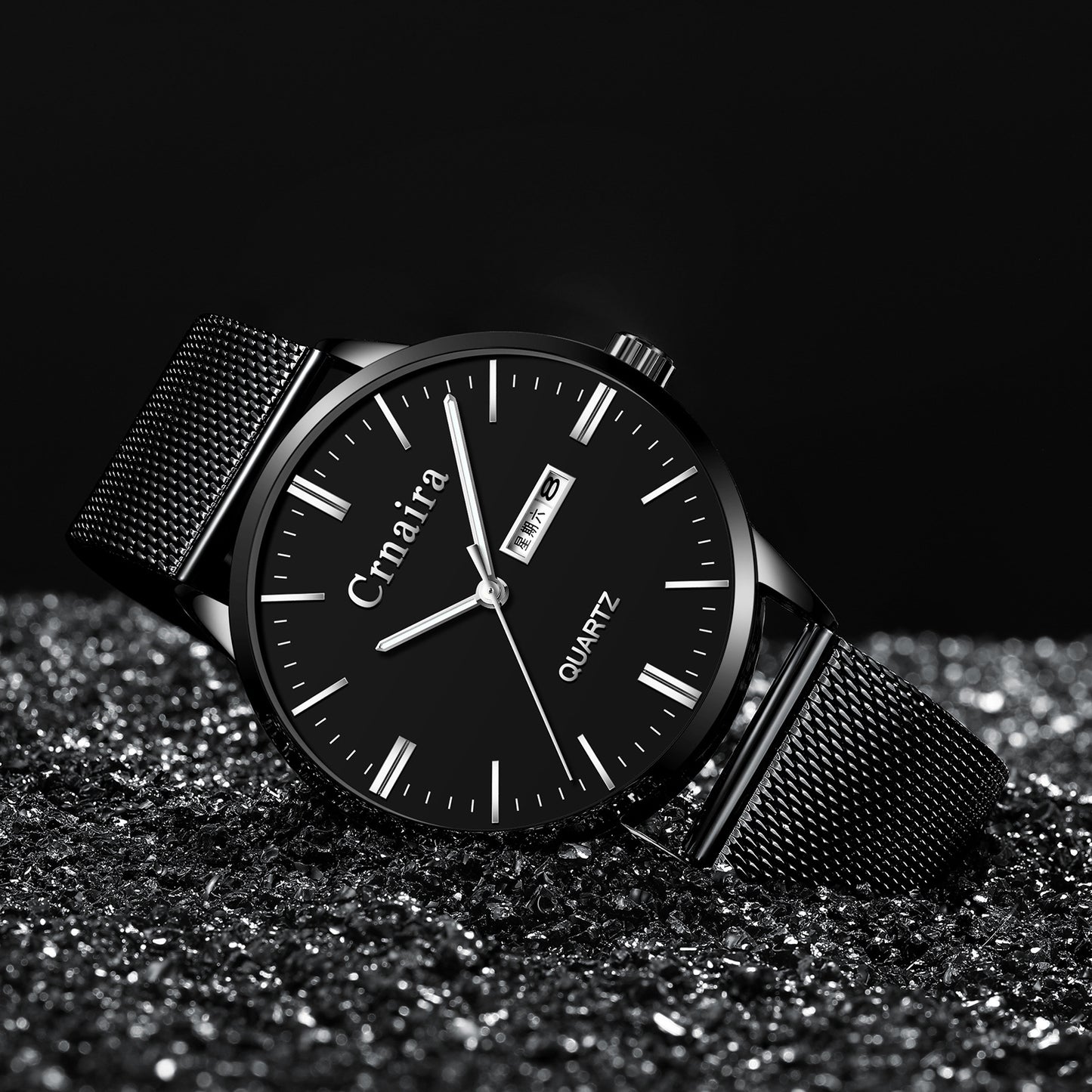 Men's Pointer Display Casual Waterproof Quartz Watch