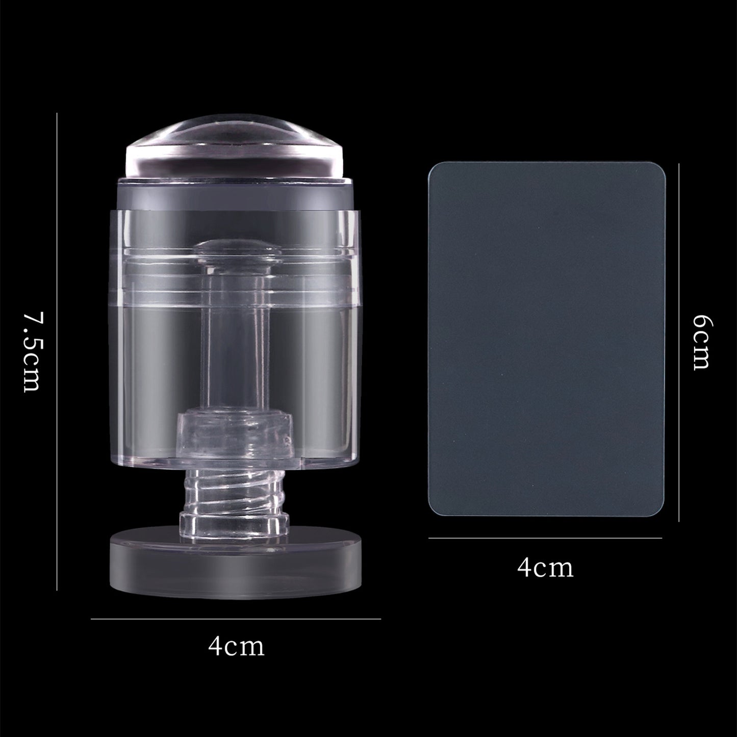 Rotatable Transparent Stamp Multi-function