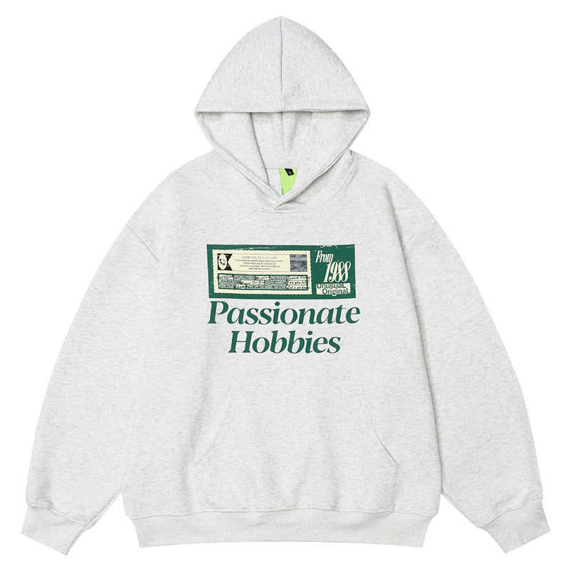 Kreativ Retro Nostalgisk Printet Sweater Hættetrøjer til Mænd og Kvinder