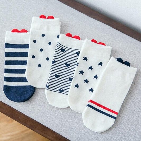 Invisible Three Dimensional Trend Student Boat Socks