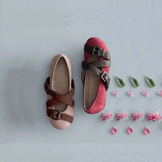 Round Head Low Top Lady Sandals