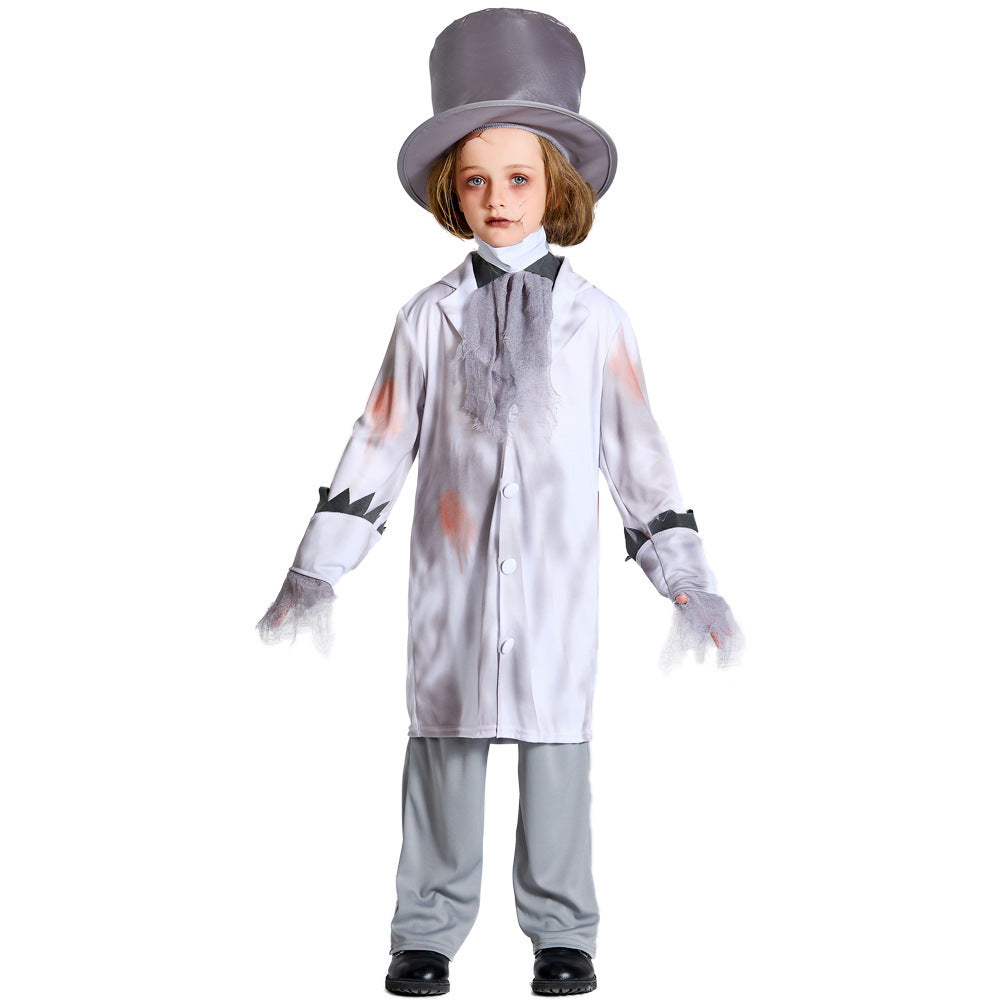 Halloween Parent-child Clothing Vampire Bride Bride Personality Makeup Set Pixel