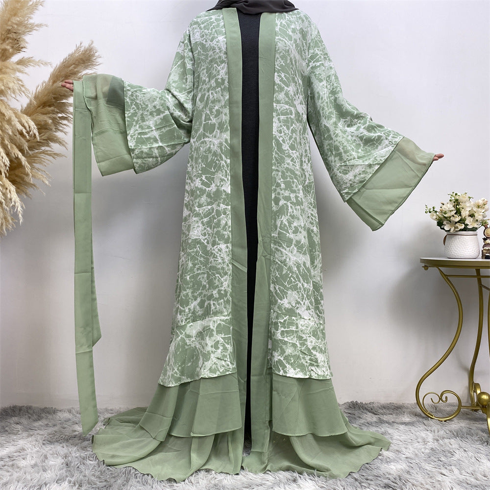 Middle East Printed Panel Top Women