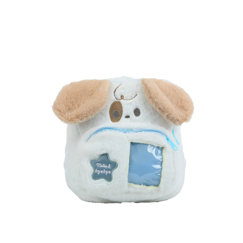Japanese Jk Lolita Style Cute Cat Girls Backpack Ugly And Cute Dog Furry Girl Heart
