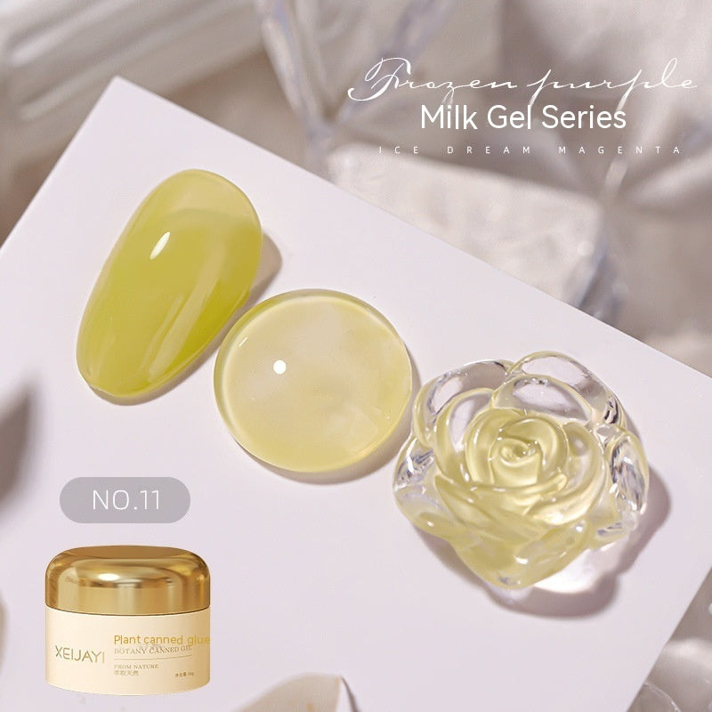 Milk Jelly Solid Color Summer Ice UV Polish