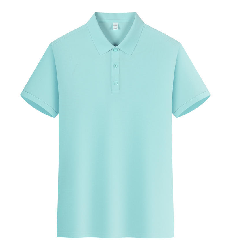 Short-sleeve Ice-feel Workwear With A Lapel Collar