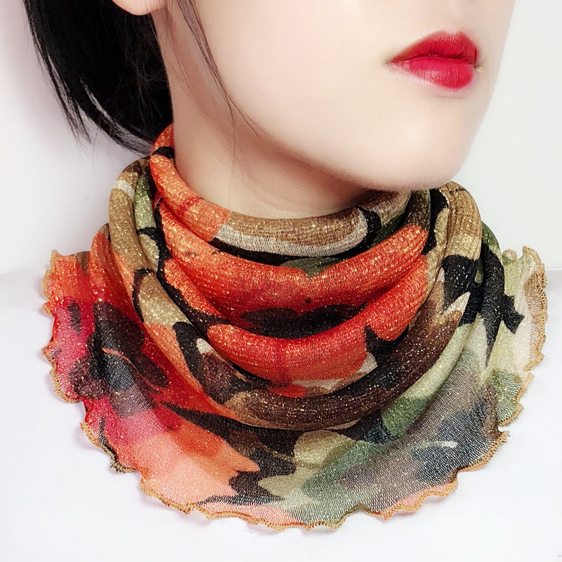 Earrings Variety Bib Women's Turtleneck Scarf Face Mask