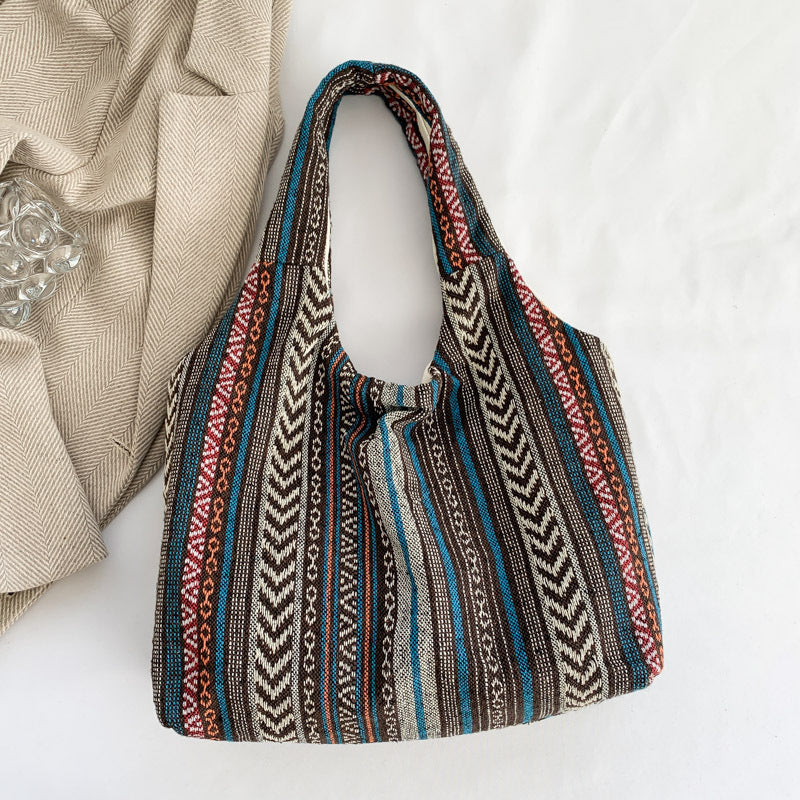 Simple Handbag Commuter Large Capacity Retro Personality Underarm Bag