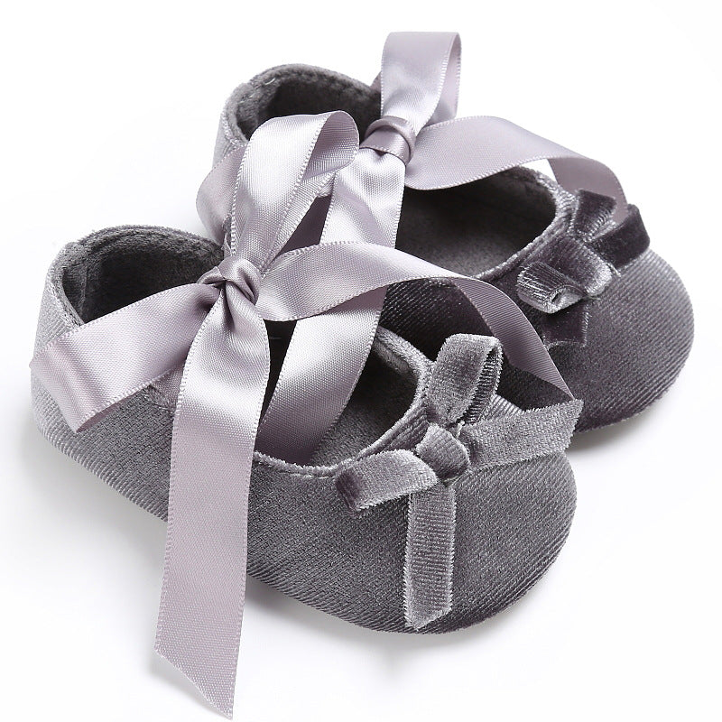 Ribbon Baby Shoes Baby's Shoes Soft Sole Shoes Toddler Shoes