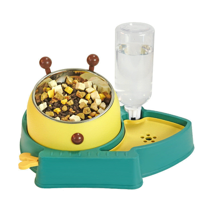 Anti-Overturning Large-Capacity Automatic Water Storage Cat Rice Bowl