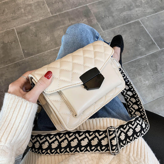 Simple Women's Fashion Shoulder Diamond Crossbody Bag