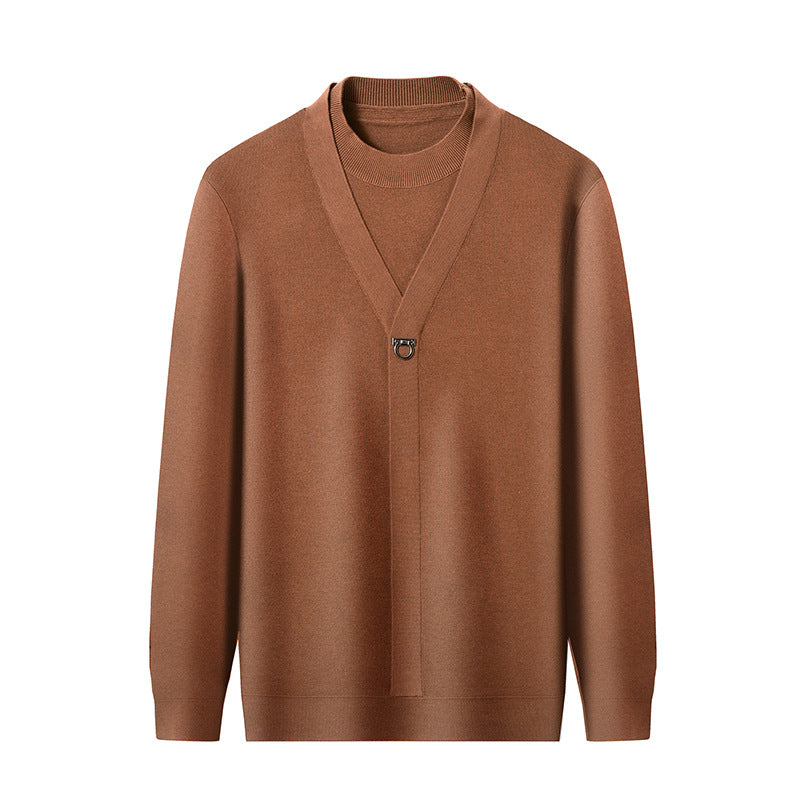 Men's Spring And Autumn Casual All-matching Tops
