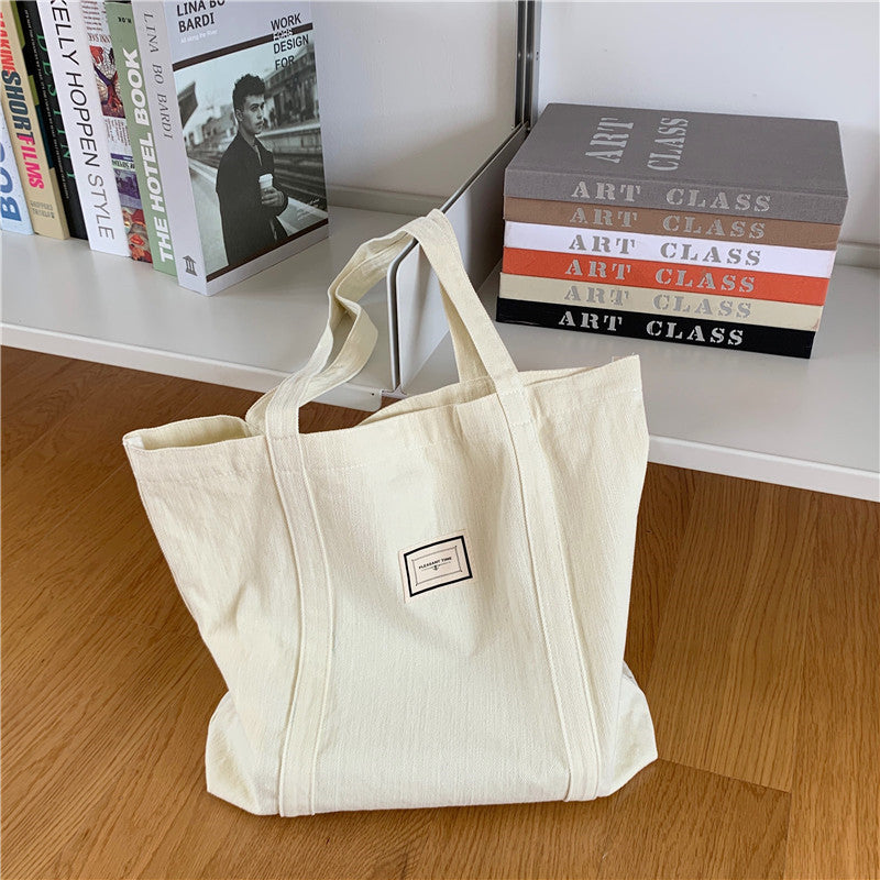 Canvas Women's College Of Arts And Arts Large Capacity Portable Cloth Bag