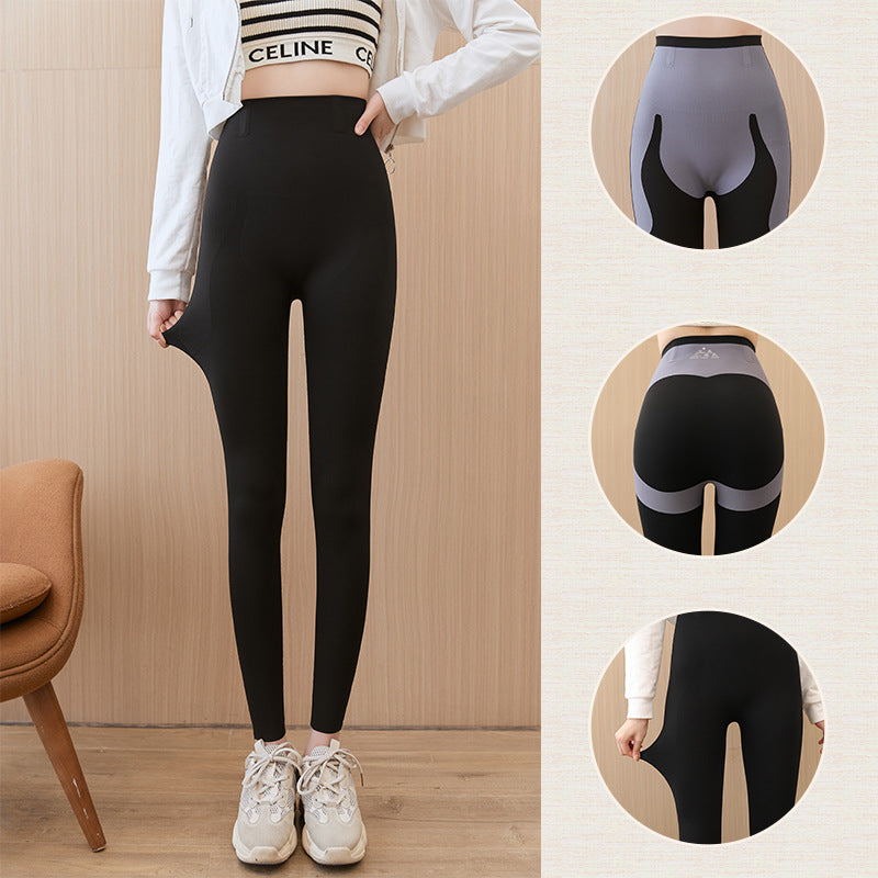 Hip Lifting High Waist Shark Trousers