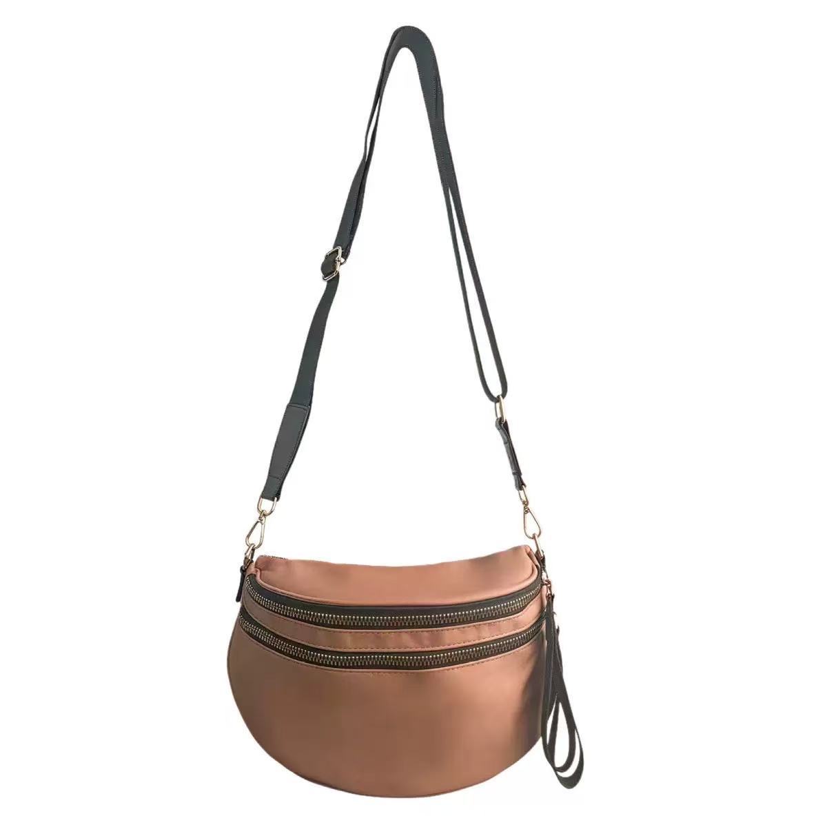 Womens Stylish Versatile High Capacity Oxford Cloth Crossbody Bag