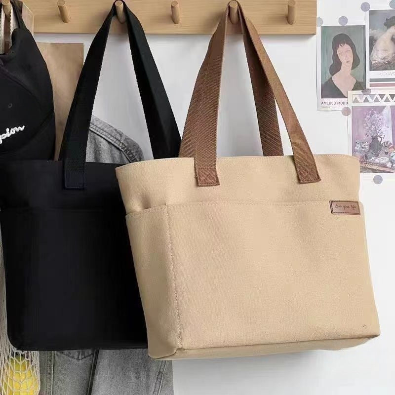 Shoulder Bag Large Capacity Book Holding Student Class Commuting