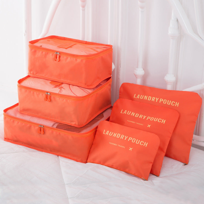 New Korean Clothes Underwear Finishing Storage Bag Multi-function Travel Storage Bag 6-piece Set Custom Six-piece Set