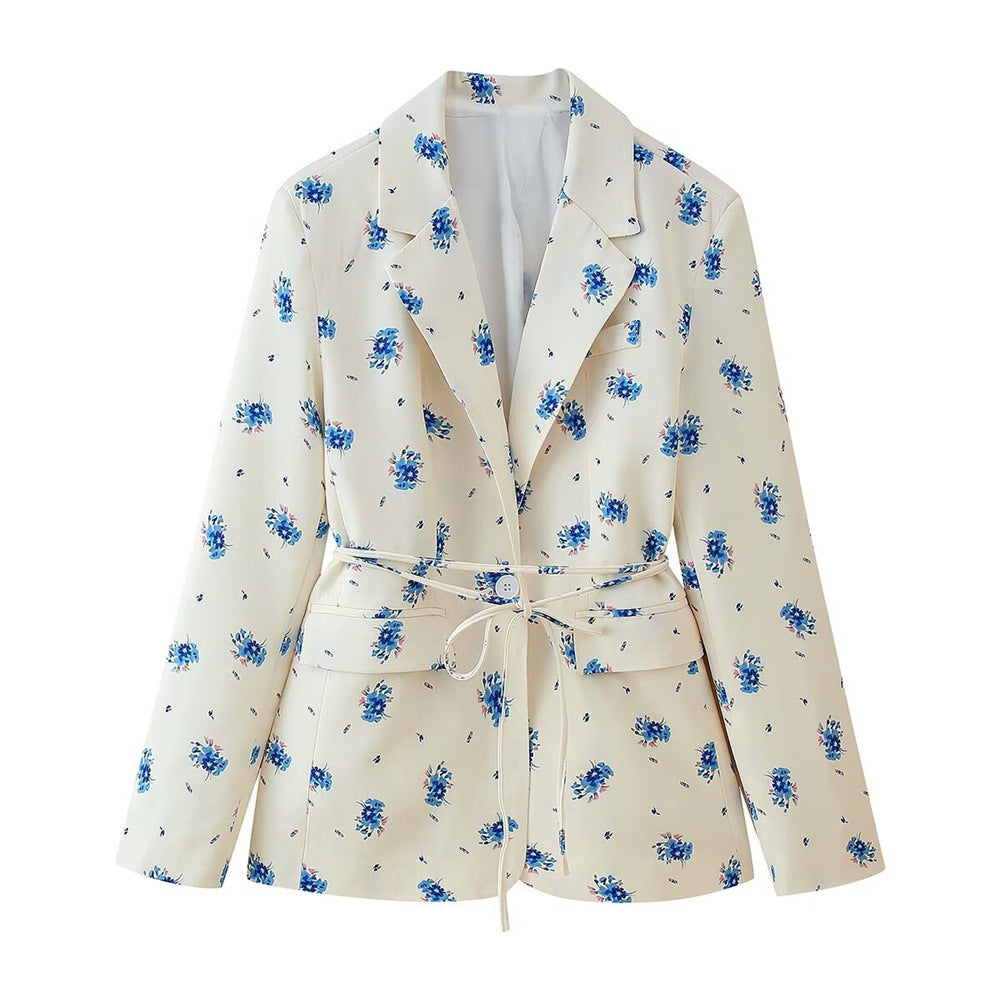 Women's Fashion Unique Sweet Floral Coat