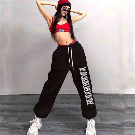Women's Hip-hop Loose-fitting Sweatpants