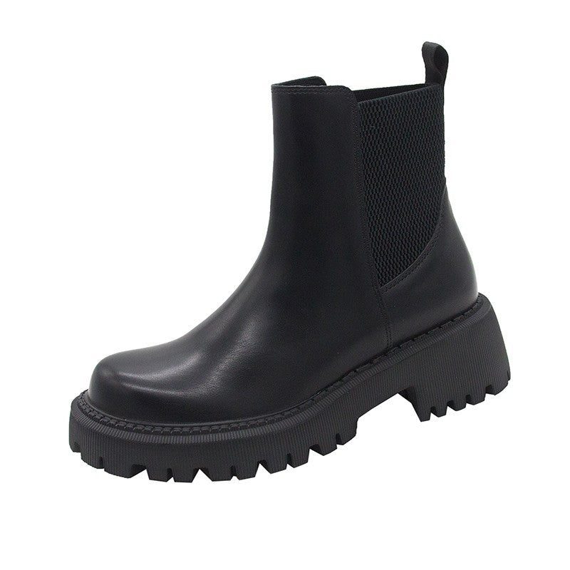 New Boots Women's Thick-soled Chimney Show Small Feet