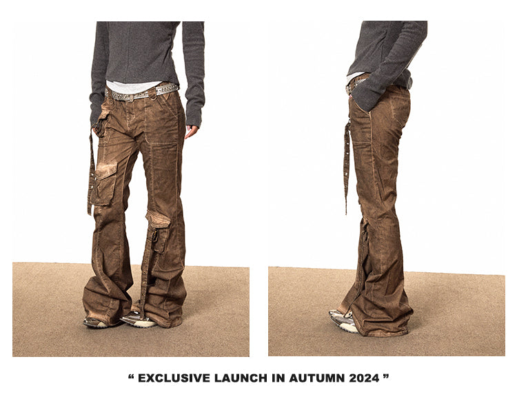 Waste Soil American Workwear Bootcut Trousers
