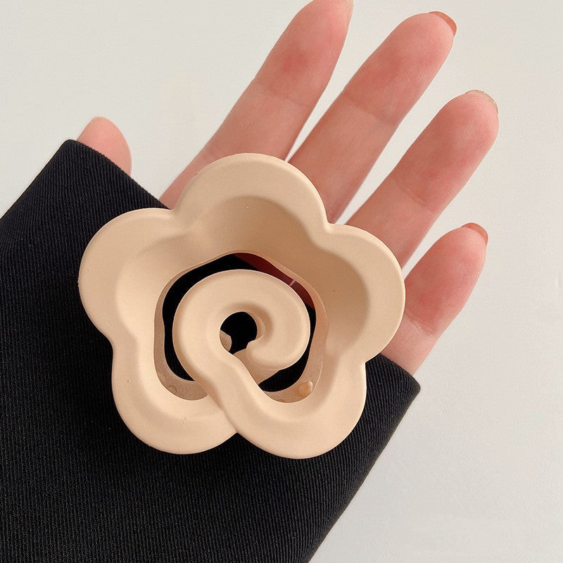 New Small Fragrant Wind Camellia Temperament Back Of The Head To Grab The Clip