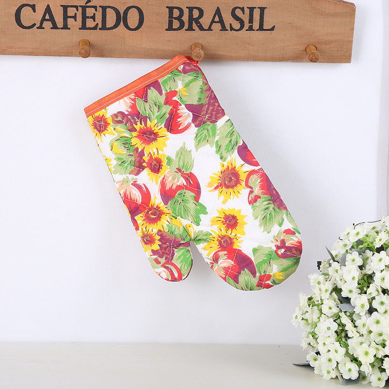 New Baking High Temperature Microwave Oven Thickened Gloves